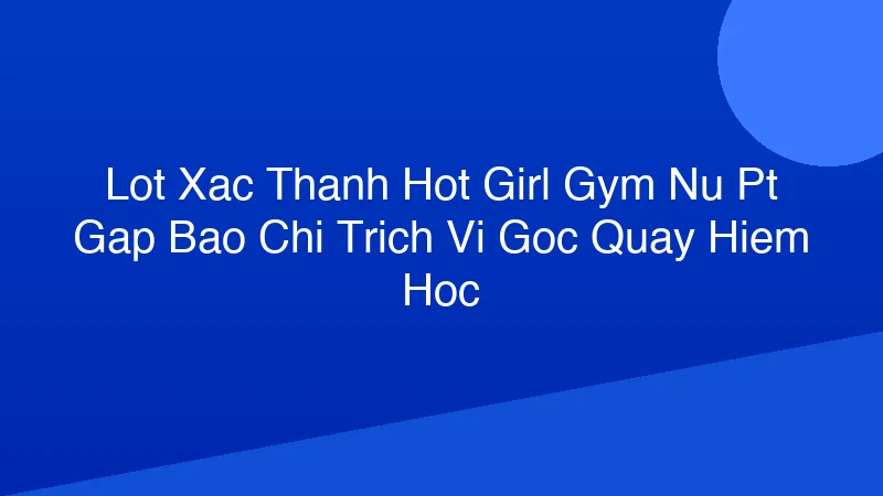 Phân tích y khoa hình ảnh 